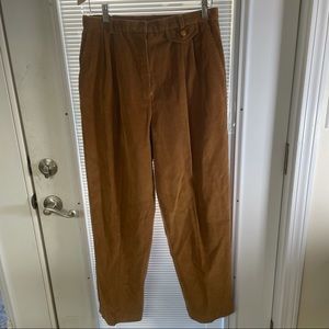 Vintage Country Suburbans Corduroy Pants 14 Union Made in USA Brown 1970s